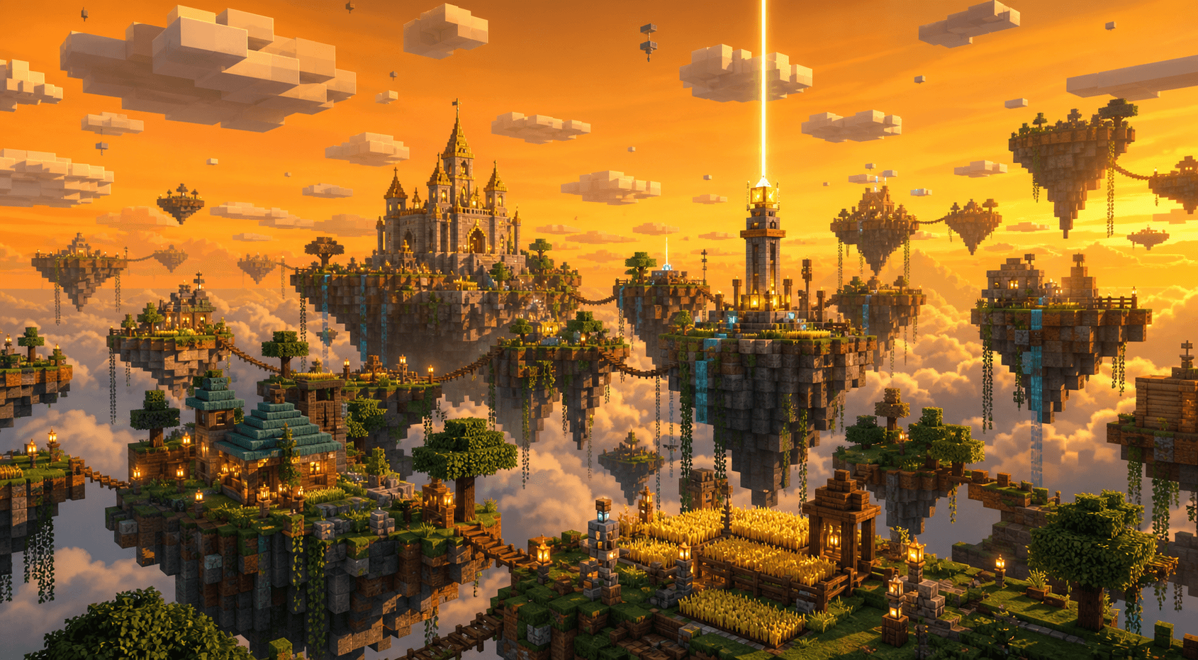 Voxel islands of the RICHMC network